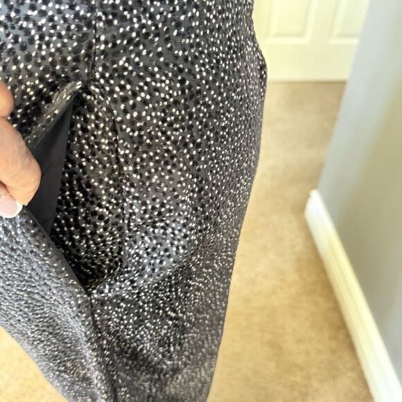 NWT Line & Dot Black & White Polka Dot Backless Wide Leg Jumpsuit  Sz Medium - Picture 10 of 13